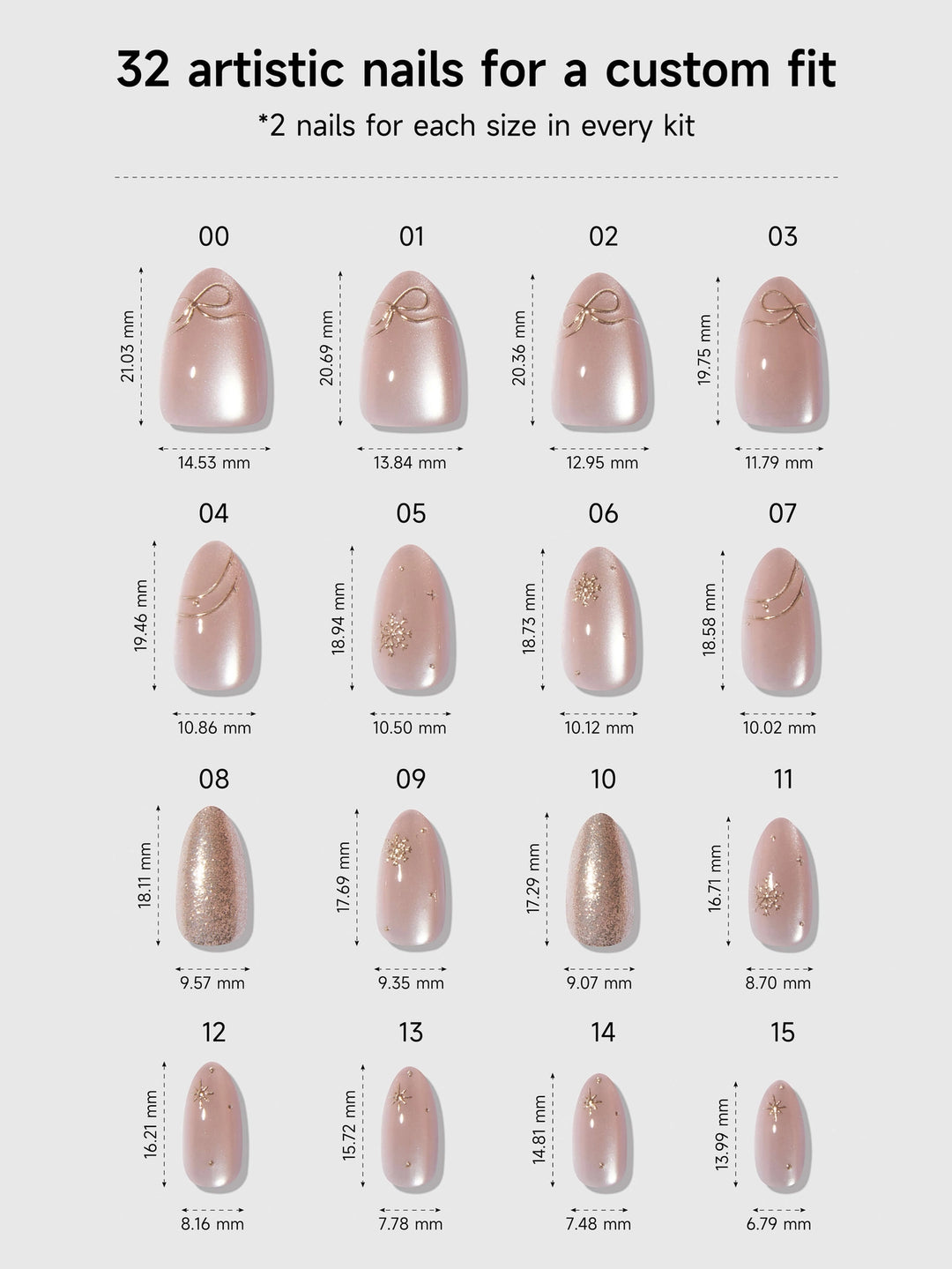 Wrapped in Gold Press-On Nails by Celebritips