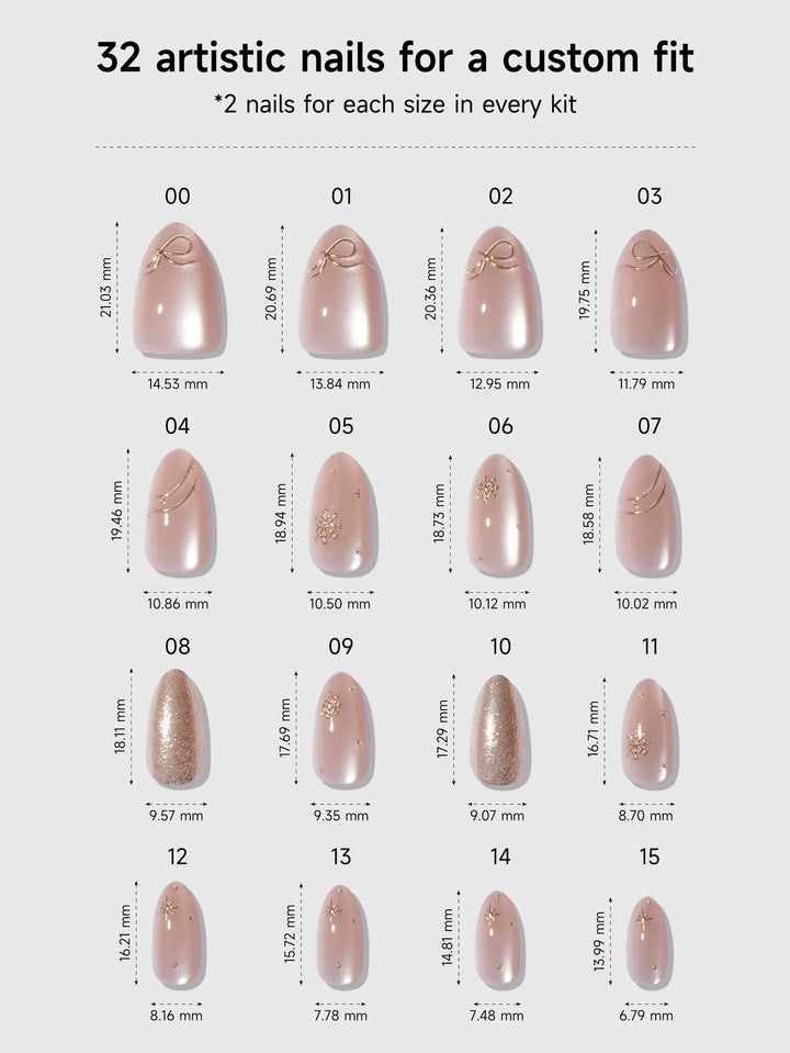 Wrapped in Gold Press-On Nails by Celebritips