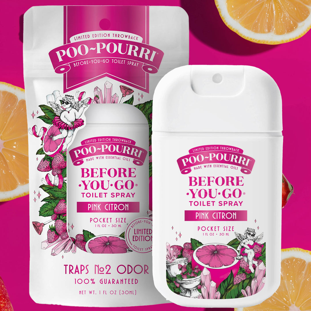 Pink Citron 1oz Pouched Pocket Sprayer by Poo~Pourri