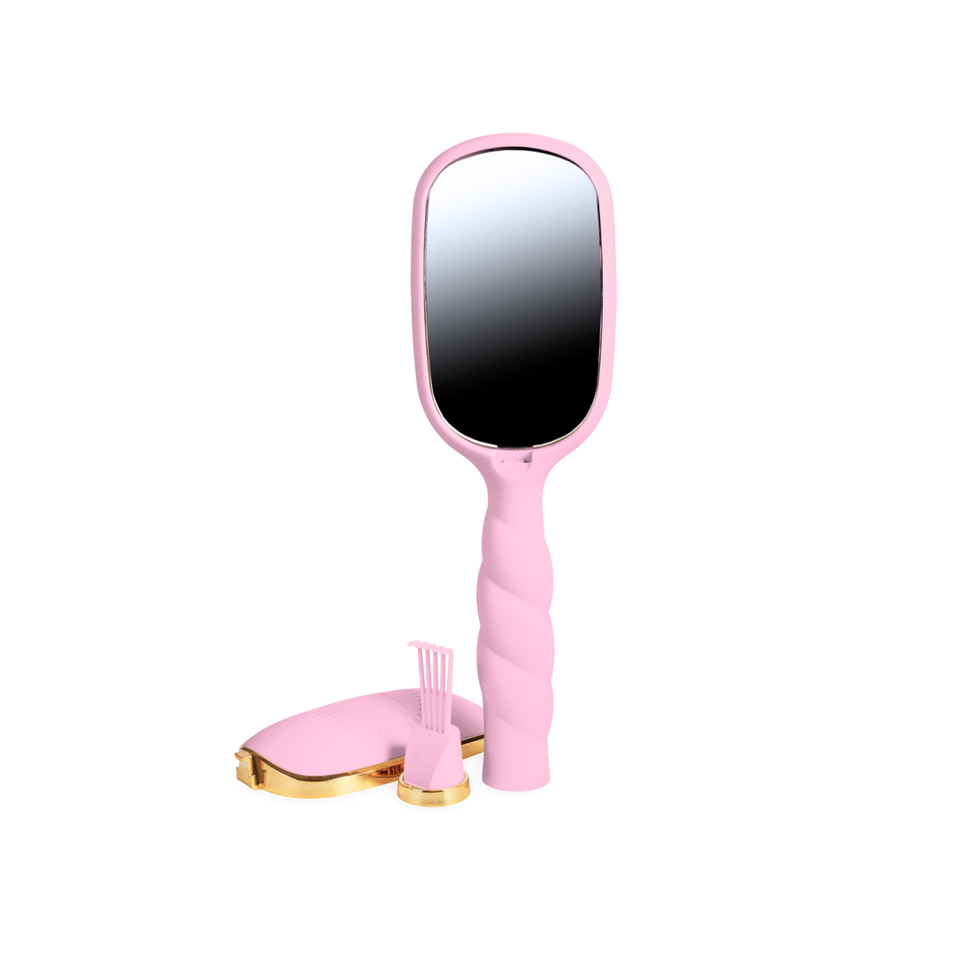 Bubblegum Pink Detangler Hair Brush for Medium Hair by Teleties (Ships Next Week)