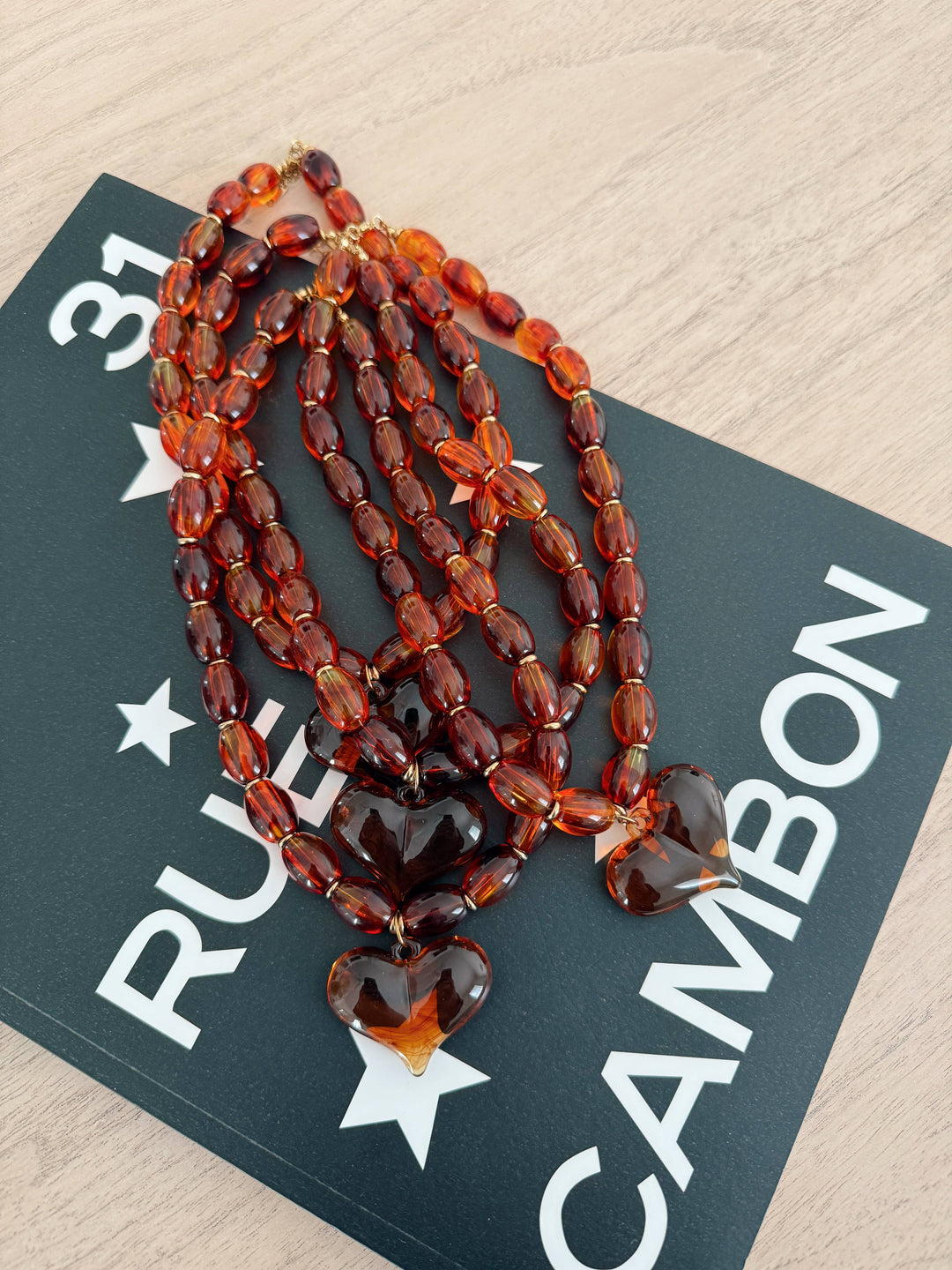 Maple Tortoise Hannah Necklace by Chansutt (Ships in 2-3 Weeks)