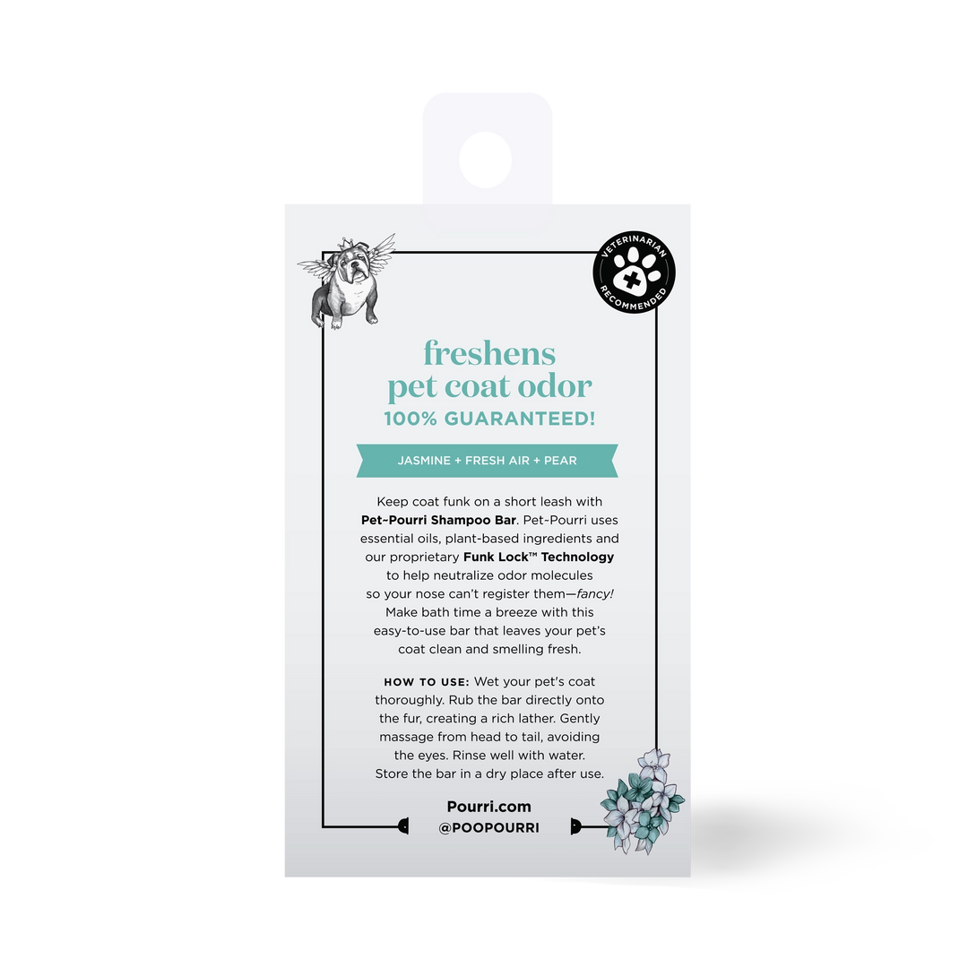 Pet~Pourri - Pawsitively Fresh Deodorizing Pet Shampoo Bar