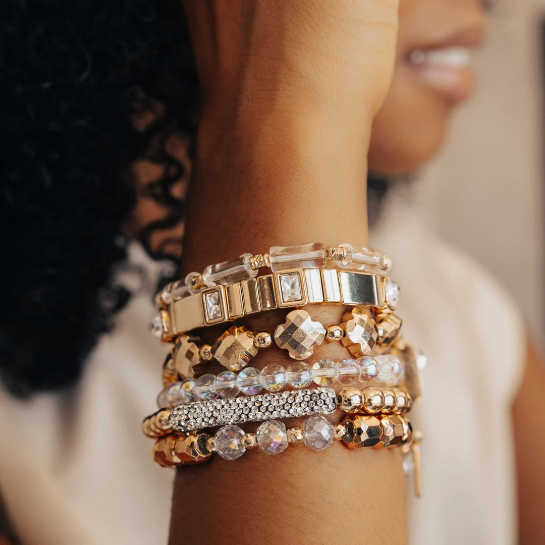 Goldie Pillow Set Bracelets By Erimish (Ships in 2-3 Weeks)