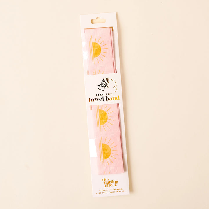 Sunshine Yellow Stay-Put Towel Band by the Darling Effect