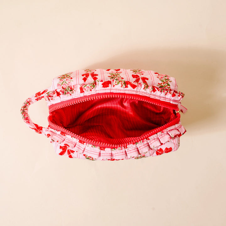 Essentials Quilted Cosmetic Bag - Oh So Merry by the Darling Effect