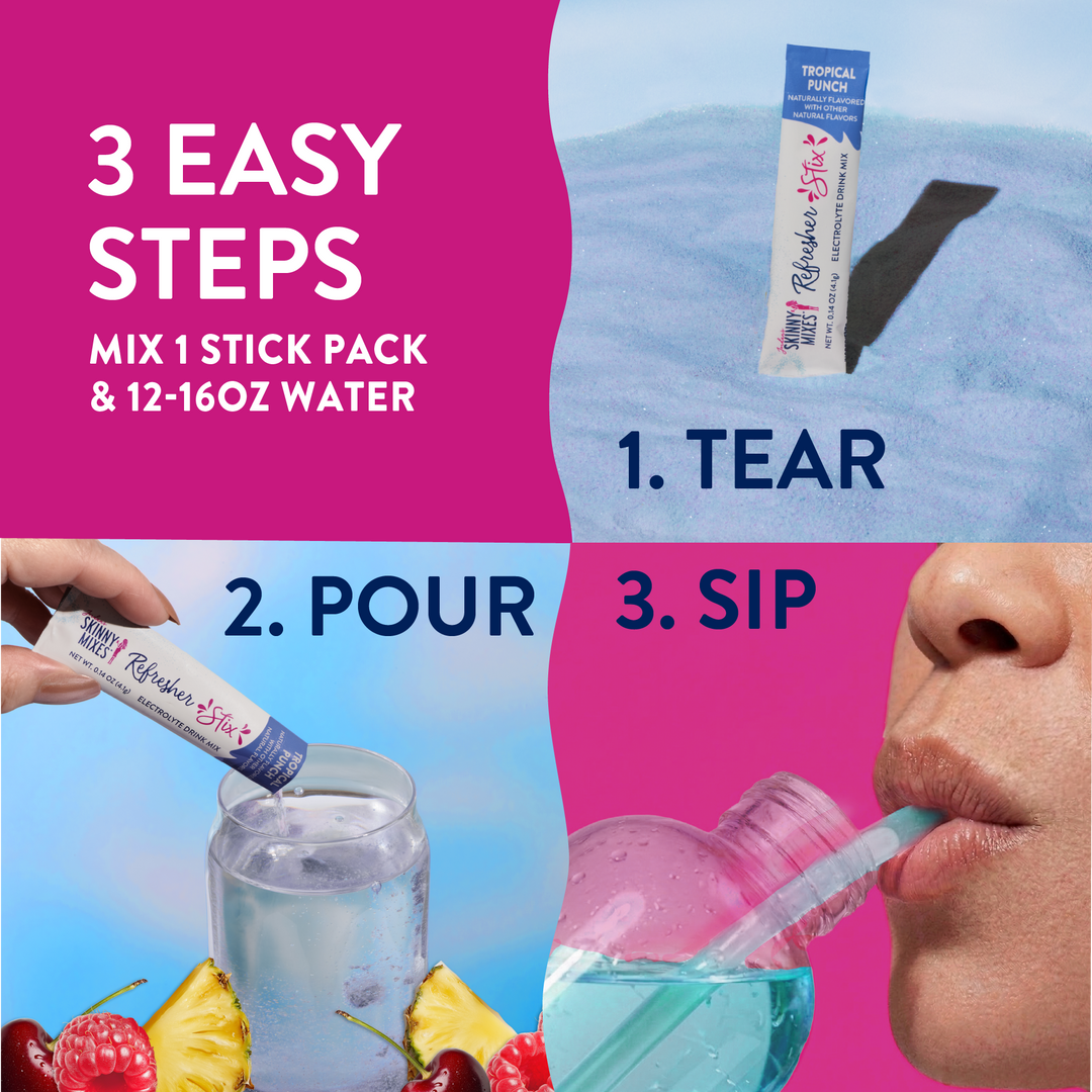 Refresher Stix Drink Mix 16 ct - Tropical Punch