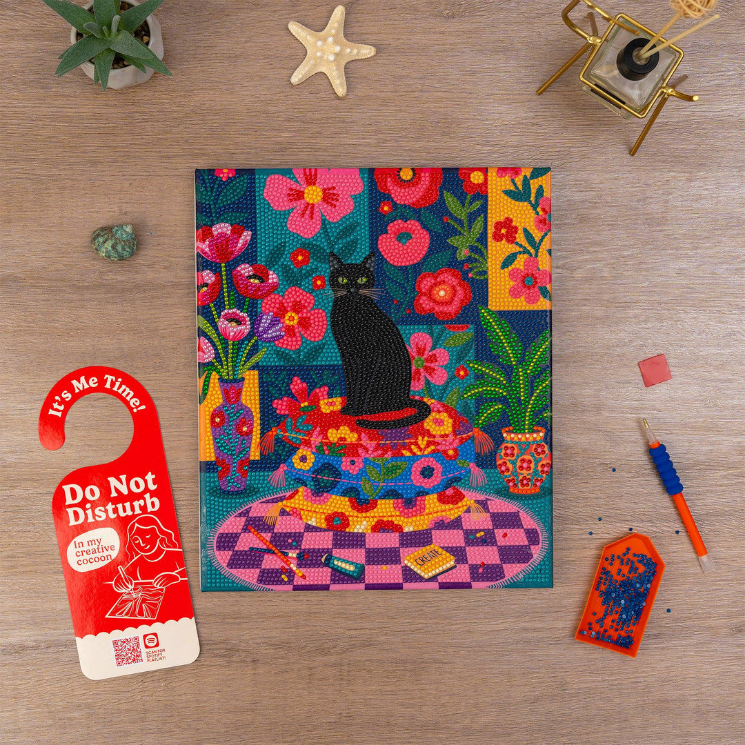Diamond Art Painting Kit - Studio Cat