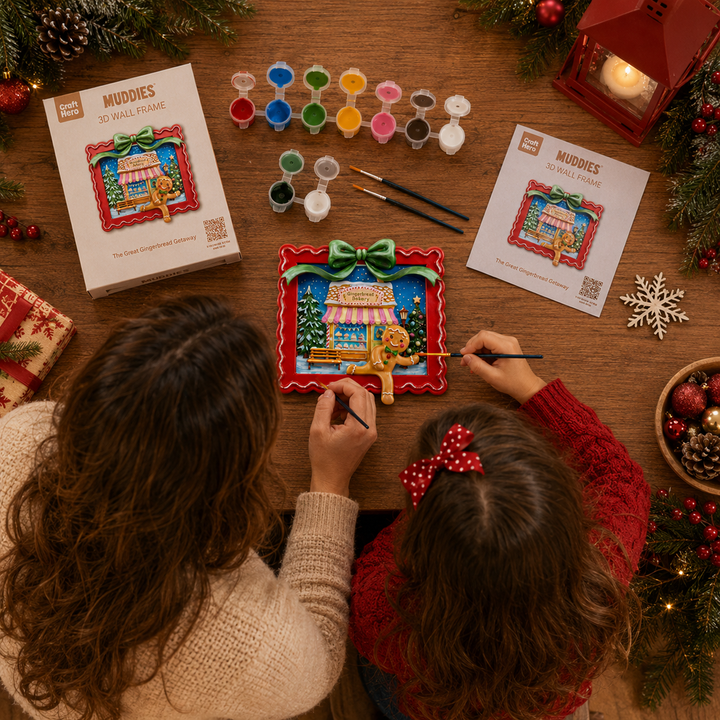 3D Paint Kit - Christmas Gingerbread House