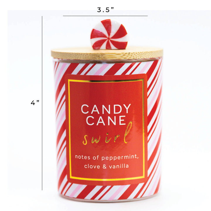 Candy Cane Swirl 10oz Candle