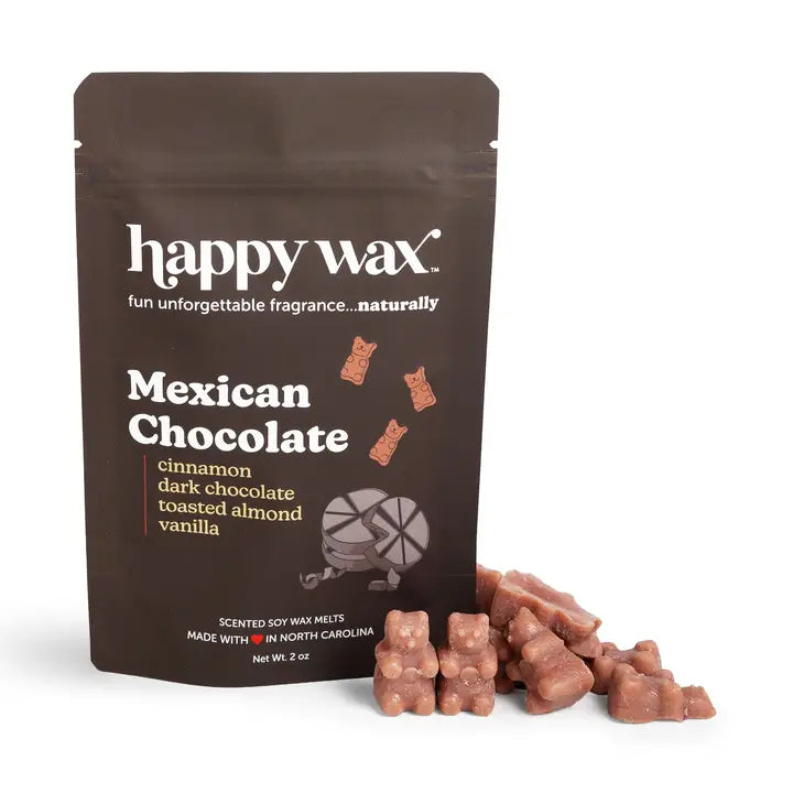 Happy Wax Soy Melts 2 Oz Bag - Mexican Chocolate