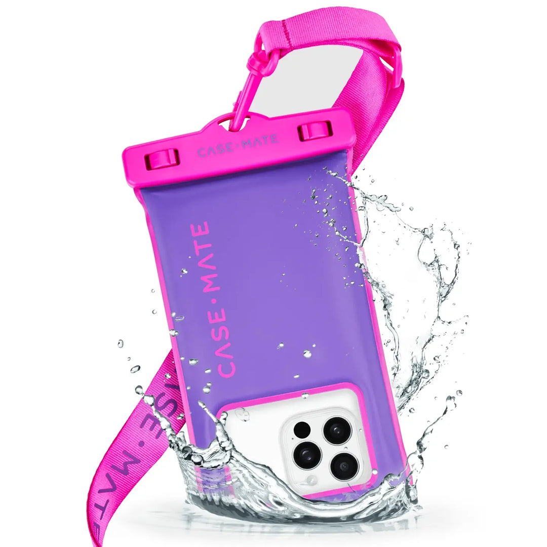 PREORDER: Waterproof Floating Phone Pouch - Purple Paradise by Case-Mate (Ships in 2-3 Weeks)