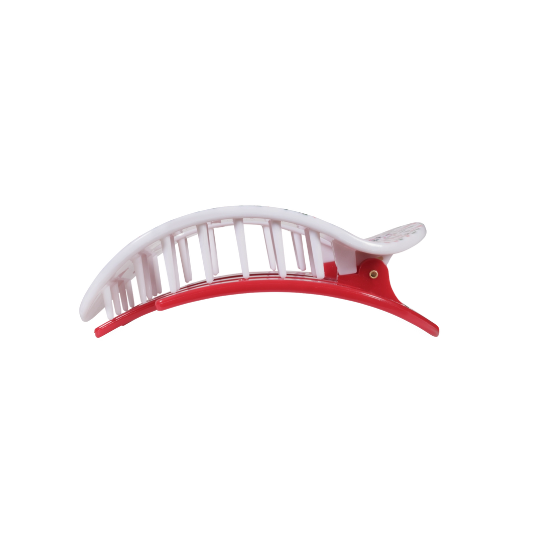 Medium Teleties Flat Oval Clip - Festive Feels (Ships in 1-2 Weeks)