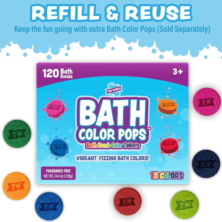 Bath Color Brush™ Bath Bomb Set by Tub Works