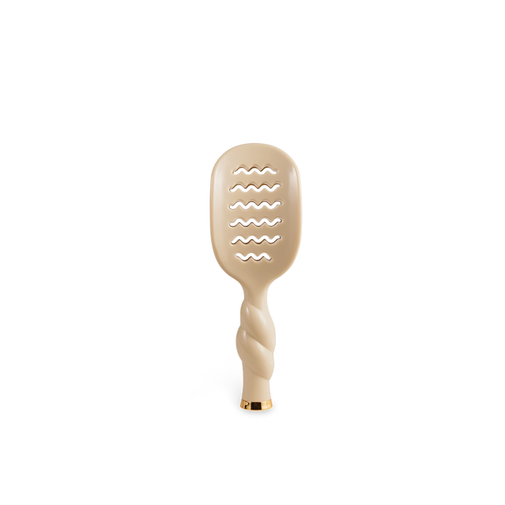 Mini Tan Vented Hair Brush by Teleties