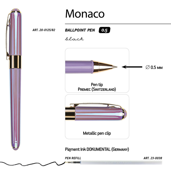 Monaco Pen - Pearlescent Lavender