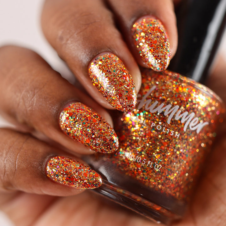 It’s Crunch Time Glitter Nail Polish