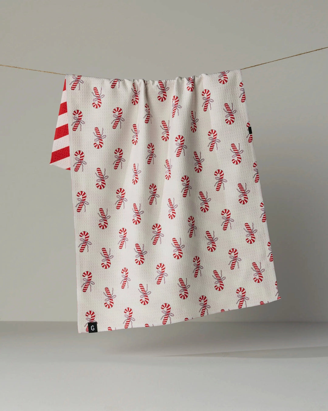 Peppermint Lane Luxe Kitchen Towel by Geometry