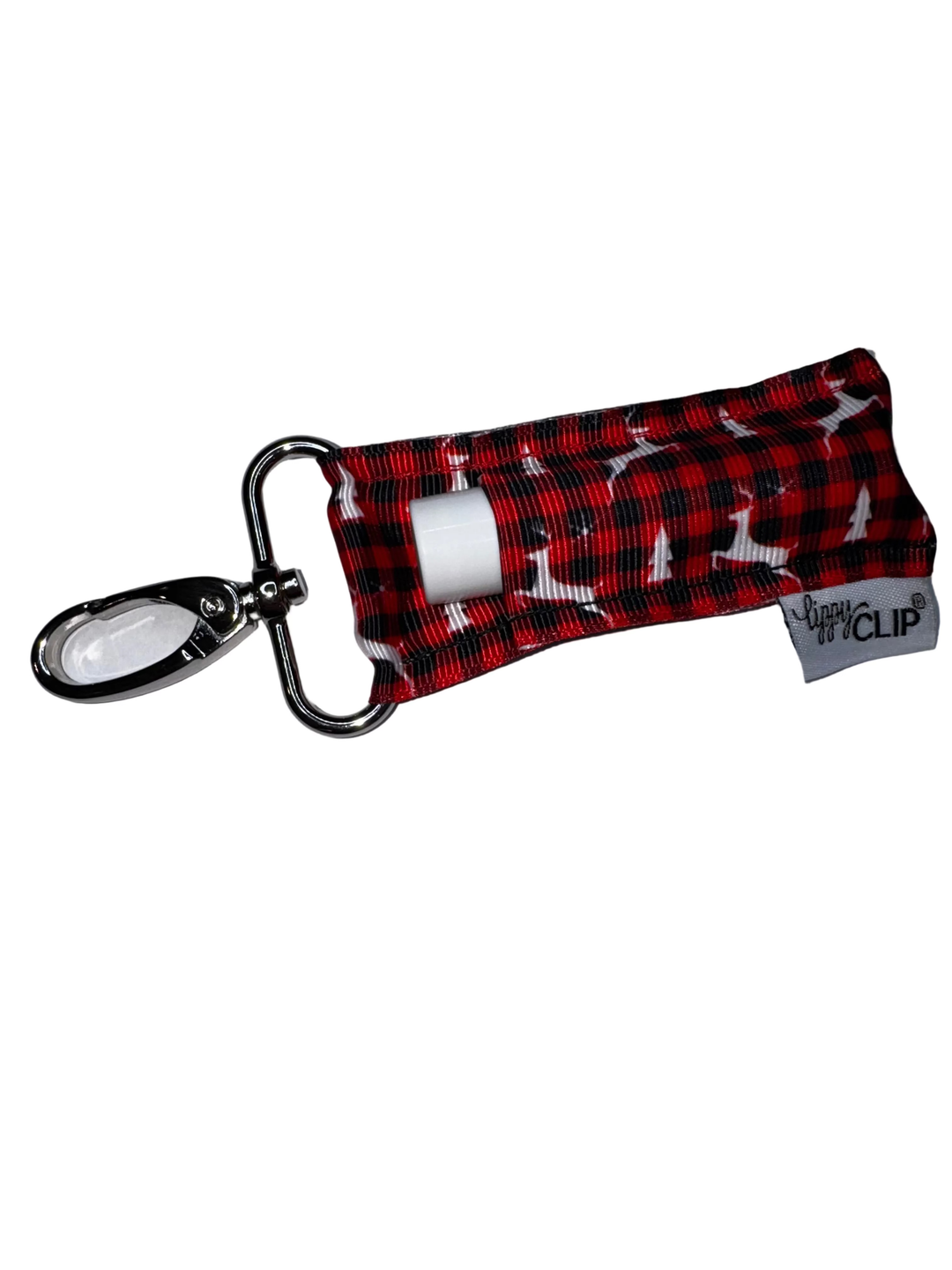 Reindeer Christmas Plaid LippyClip® (PREORDER: Ships in 2-3 Weeks)
