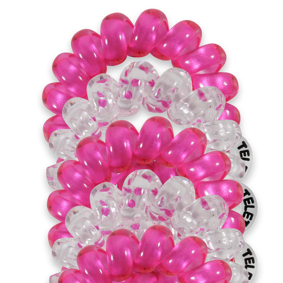 Teleties Hair Tie - Tiny Band Pack of 5 - Flirt Alert