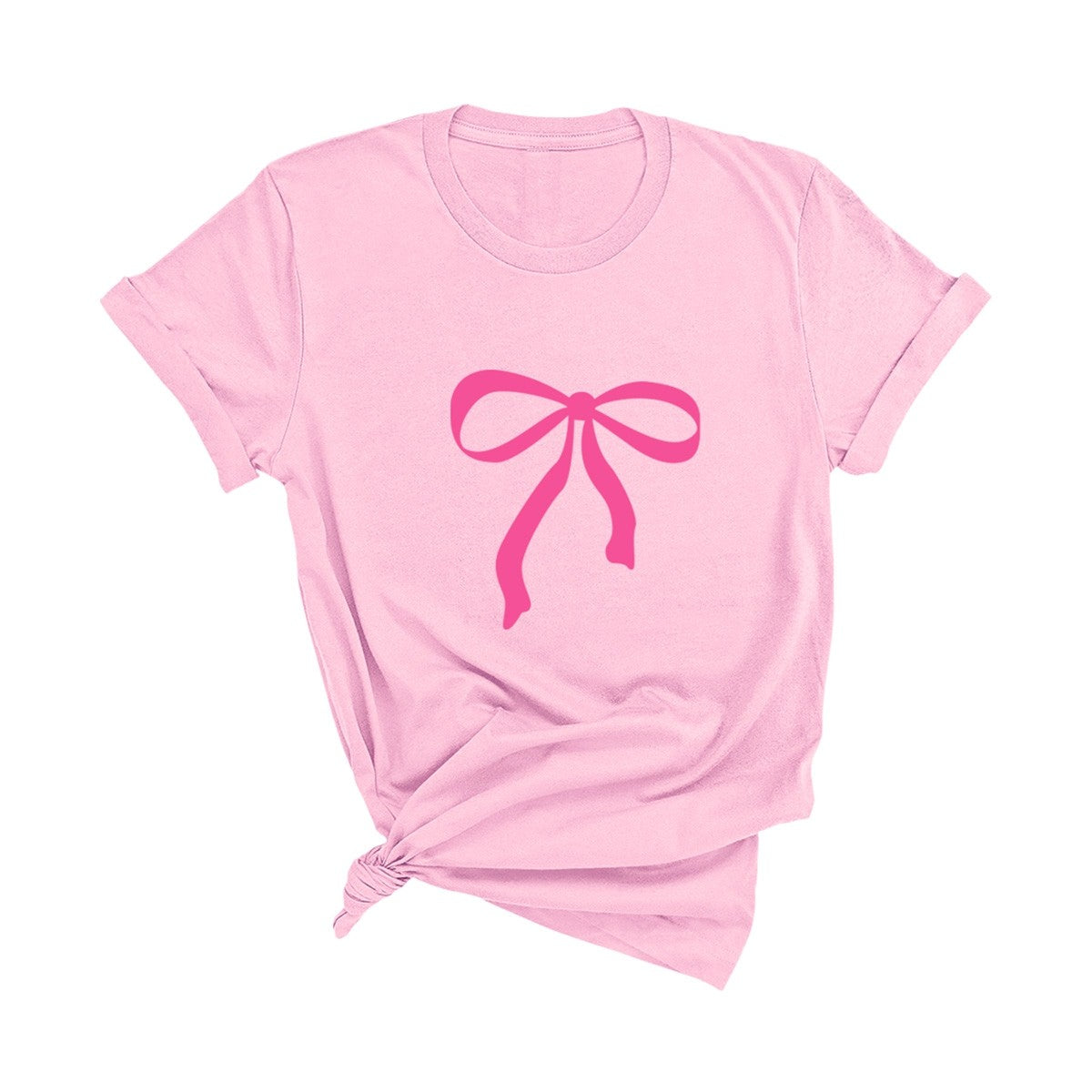 Hot Pink Bow T-Shirt