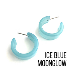 Moonglow Clara Hoop Earrings by Leetie Lovendale (Preorder: Ships in 2-3 Weeks)