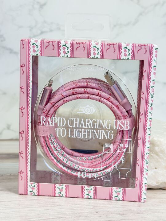 USB to Lightning Charging Cable by Simply Southern