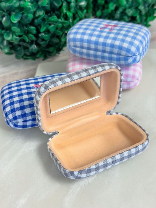 Small Gingham Accessory Cases by Simply Southern