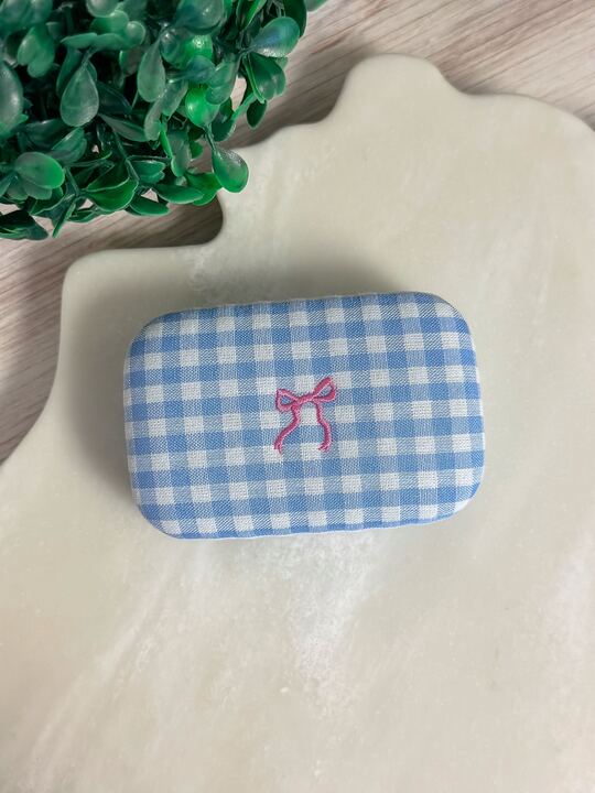 Small Gingham Accessory Cases by Simply Southern