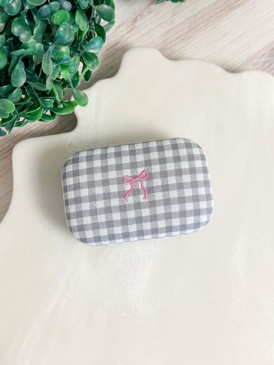 Small Gingham Accessory Cases by Simply Southern