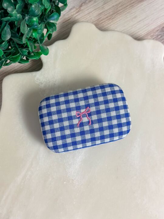 Small Gingham Accessory Cases by Simply Southern