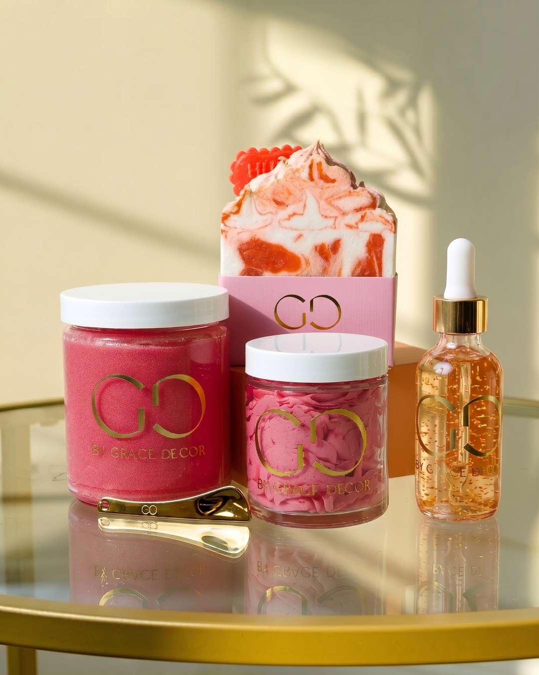 MORNING MEGA: Kiss Me Gift Set By Grace Decor (Ships in 2-3 Weeks)