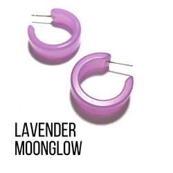 Moonglow Clara Hoop Earrings by Leetie Lovendale (Preorder: Ships in 2-3 Weeks)