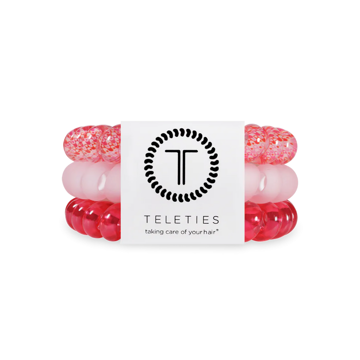 Teleties Hair Tie - Large Band Pack of 3 - Love You, Mean It!