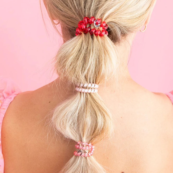 Teleties Hair Tie - Small Band Pack of 3 - Love you, Mean It!
