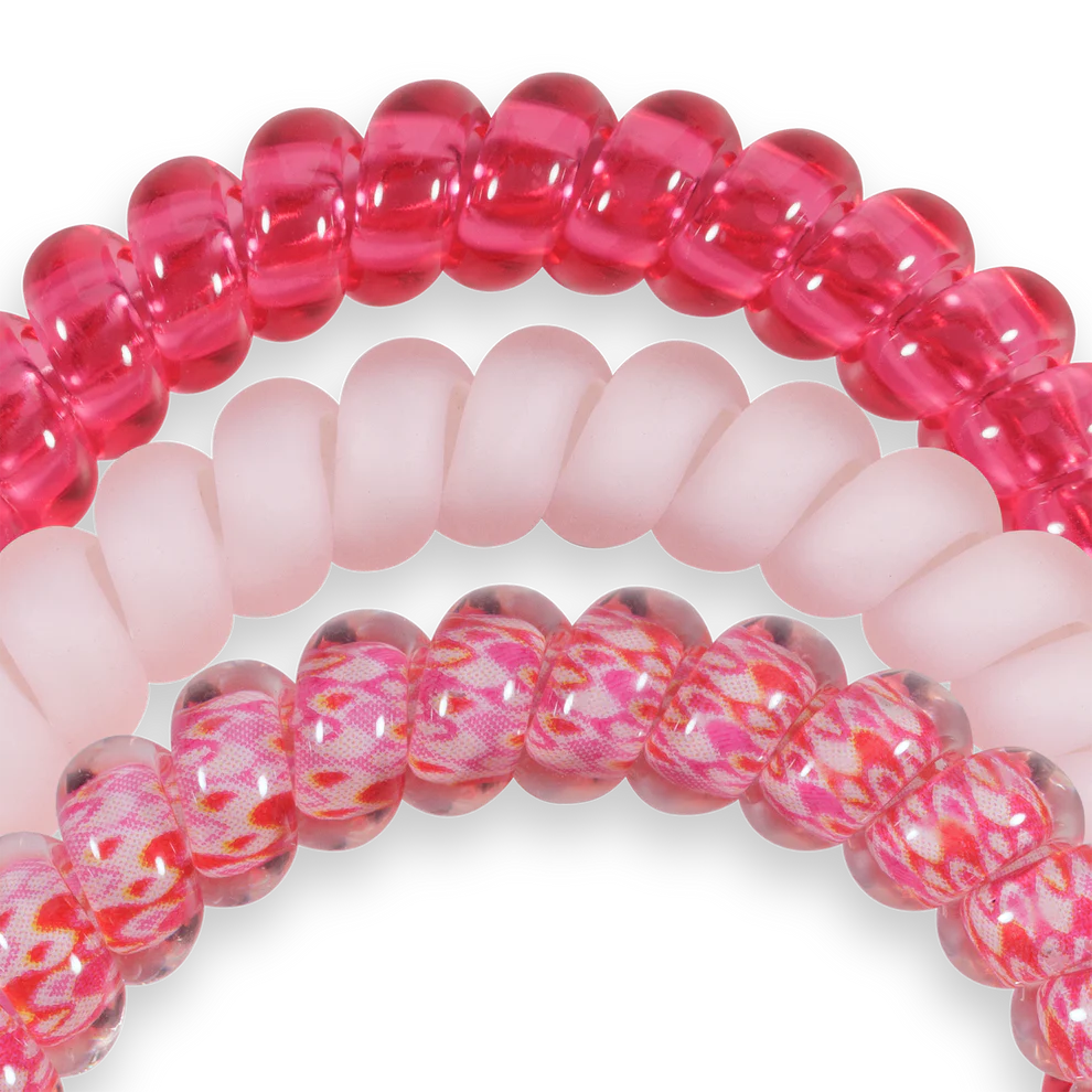 Teleties Hair Tie - Small Band Pack of 3 - Love you, Mean It!