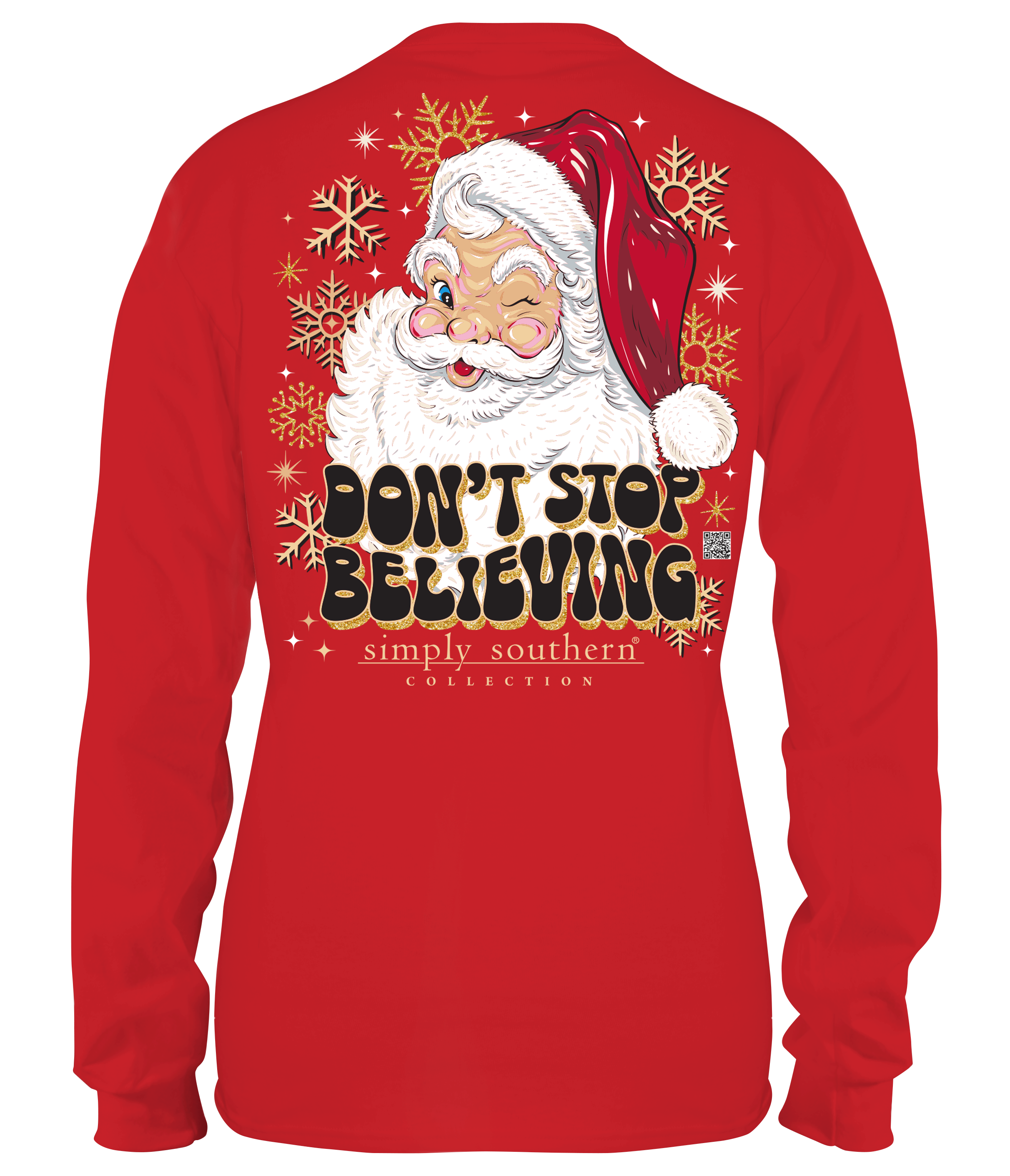 Youth 'Believe' Santa Long Sleeve Tee by Simply Southern