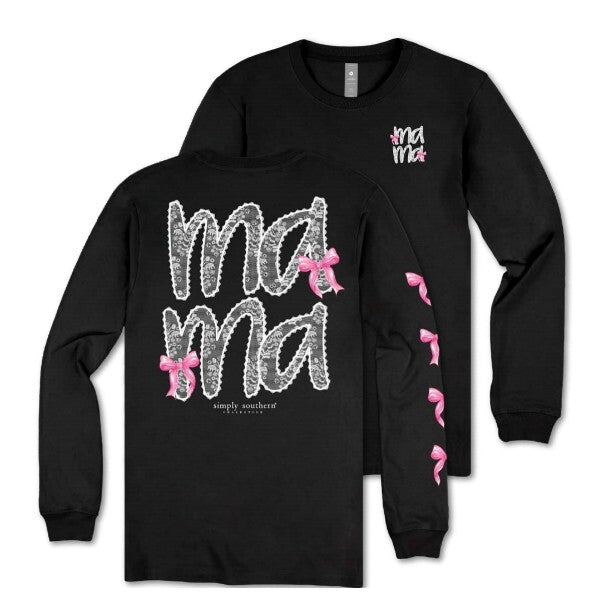 Mama Lace Long Sleeve Tee by Simply Southern