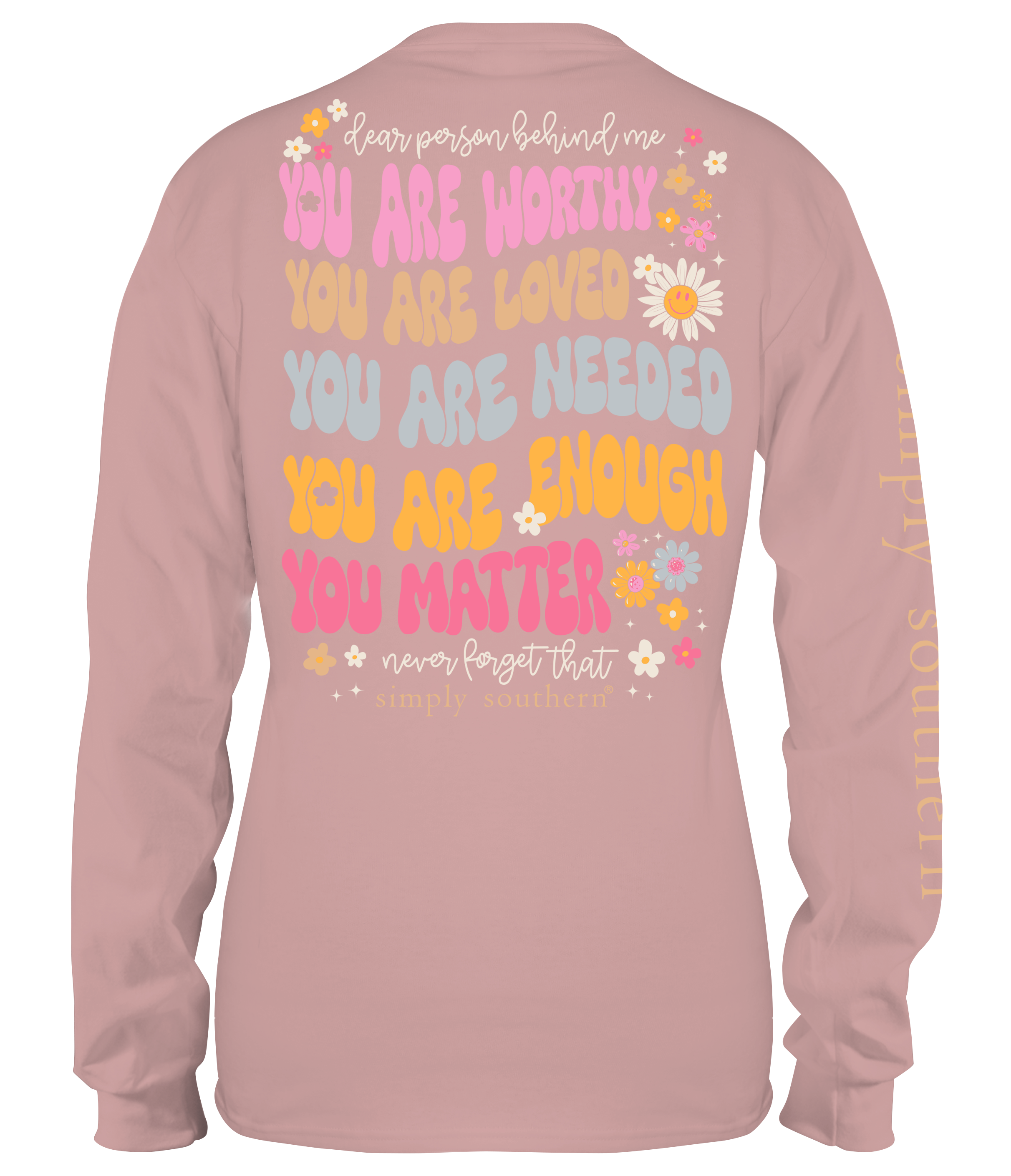 'You Are' Affirmations Long Sleeve Tee by Simply Southern