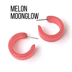 Moonglow Clara Hoop Earrings by Leetie Lovendale (Preorder: Ships in 2-3 Weeks)