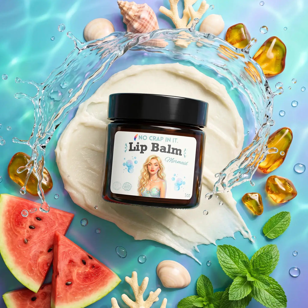 PREORDER: Mermaid Lip Balm By No Crap In It (Ships in 2-3 Weeks)