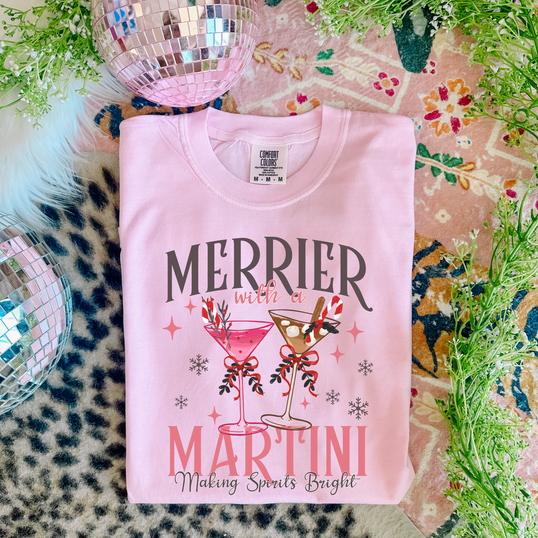 Merrier Martini Graphic Tee by Festivitees (Ships in 3-4 Weeks)