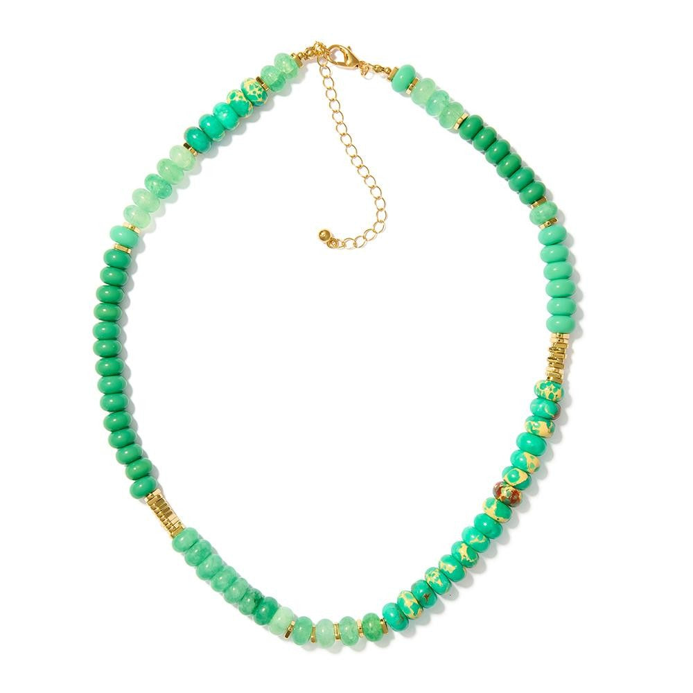 Stone Beaded Candy Necklace