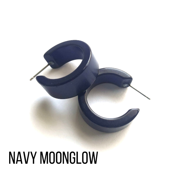 Moonglow Clara Hoop Earrings by Leetie Lovendale (Preorder: Ships in 2-3 Weeks)