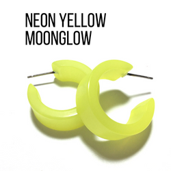 Moonglow Clara Hoop Earrings by Leetie Lovendale (Preorder: Ships in 2-3 Weeks)