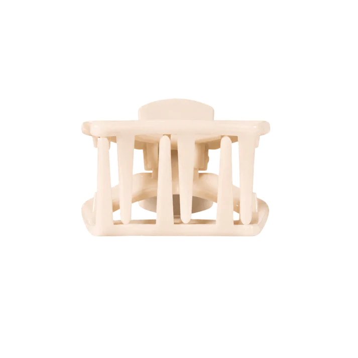 Petite Teleties Open Claw Clip - Almond Beige