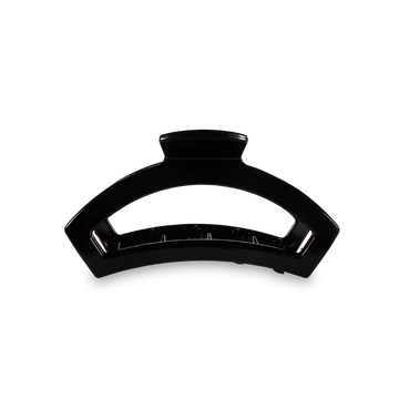 Small Teleties Open Claw Clip - Jet Black