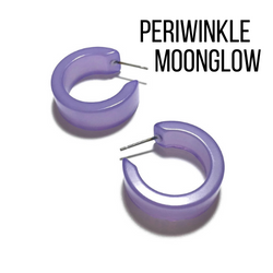 Moonglow Clara Hoop Earrings by Leetie Lovendale (Preorder: Ships in 2-3 Weeks)