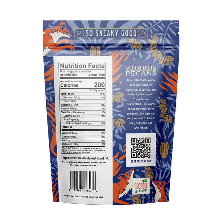 Roasted &amp; Salted Zorro Pecans