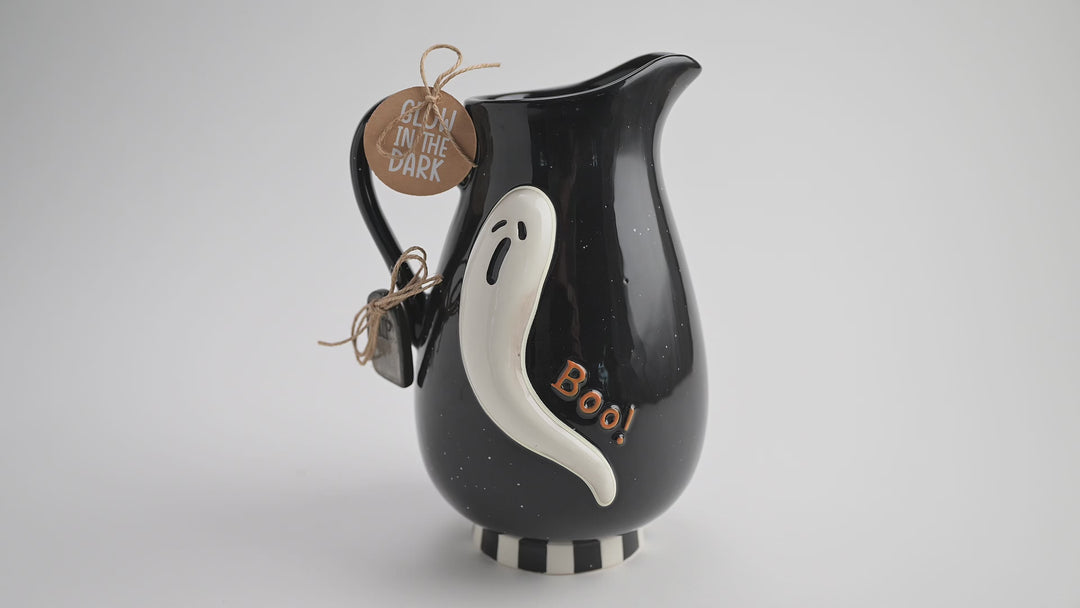 Glow Ghost Pitcher by Mud Pie