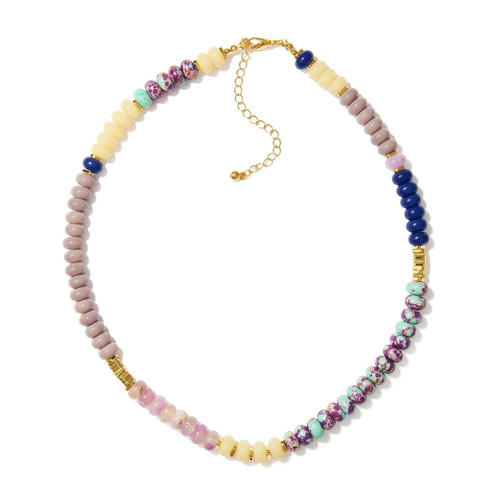 Stone Beaded Candy Necklace